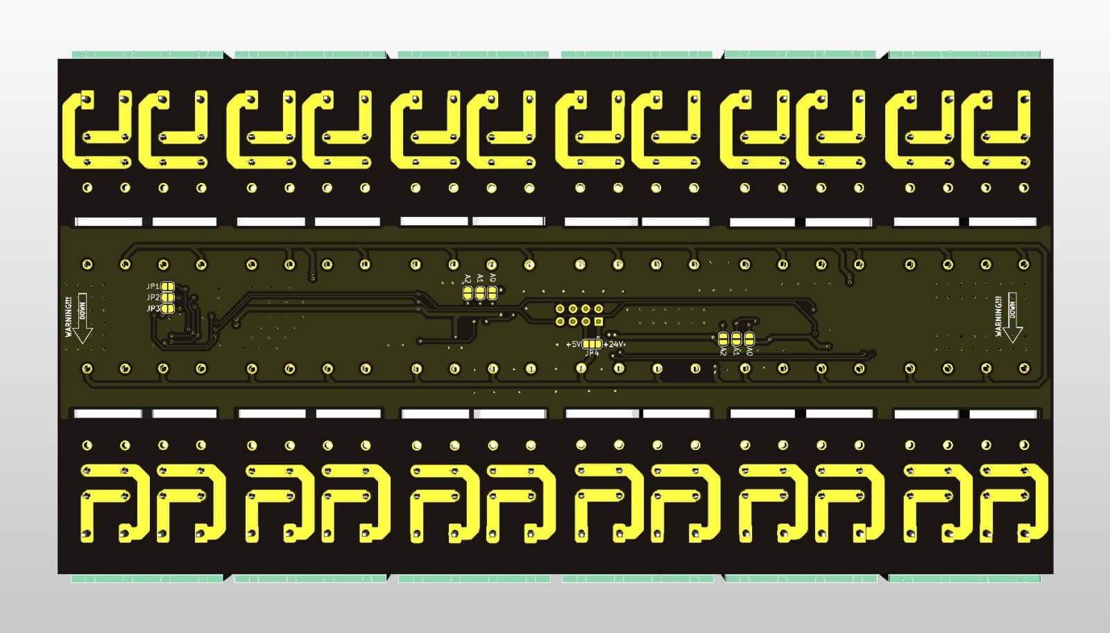 Relay Board 24x16A bottom