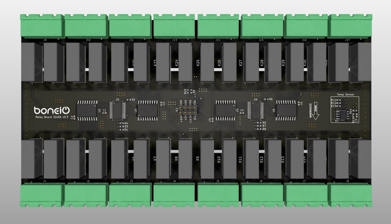 Relay Board 32x5A top