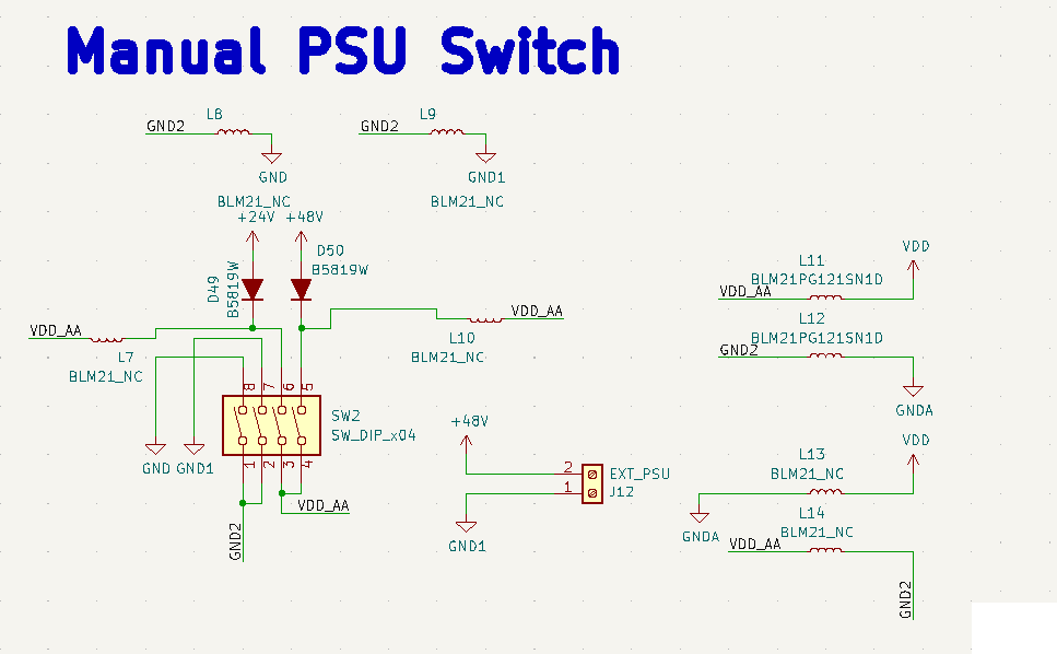 Schematic PSU