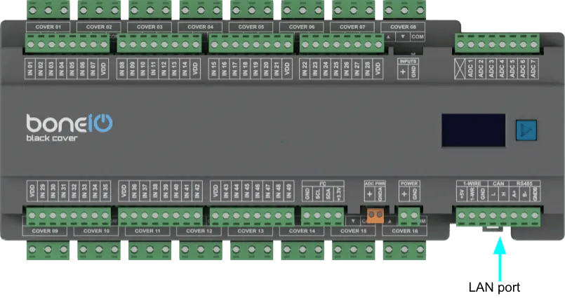 Podłączenie portu Ethernet