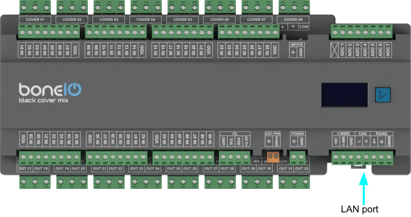 Podłączenie portu Ethernet