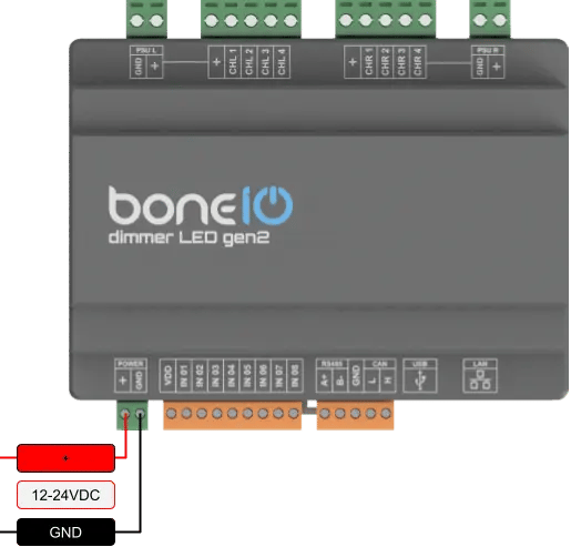12-24V DC power supply wiring diagram