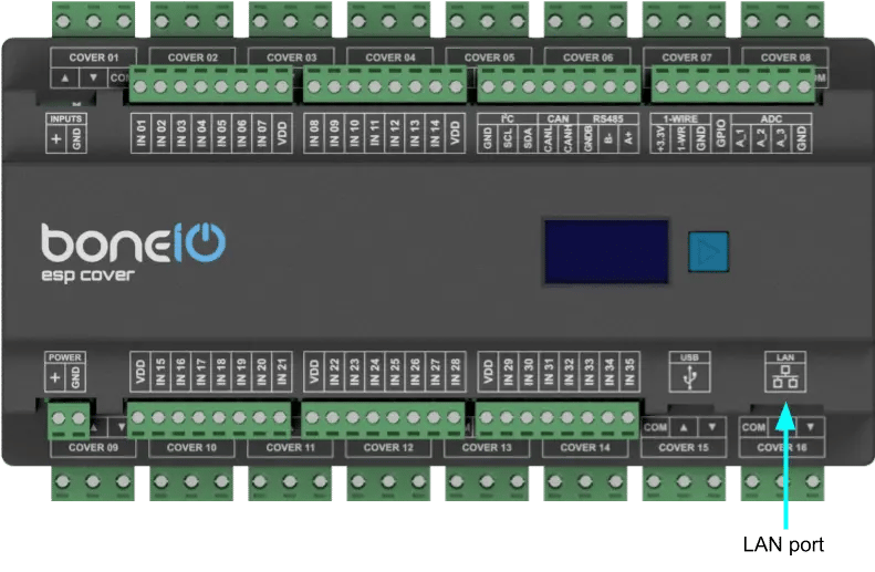Podłączenie portu Ethernet