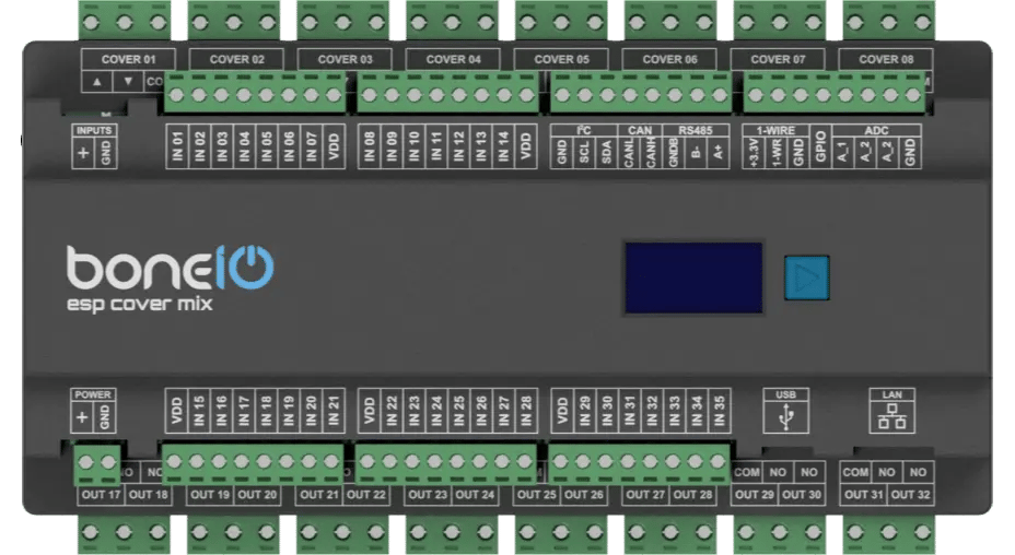 Główne zdjęcie produktu boneIO ESP Cover Mix