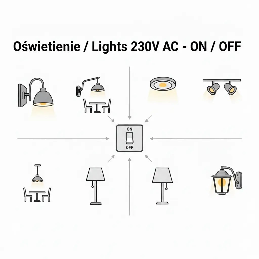 Lights 230AC ON/OFF
