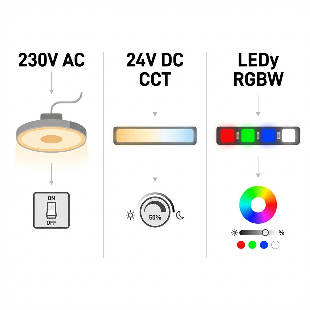 Light types in Smart Home