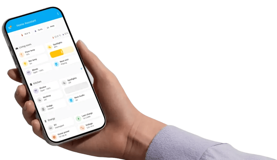 Home Assistant on mobile